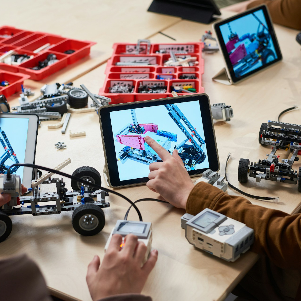 Teaching robotics classroom activity