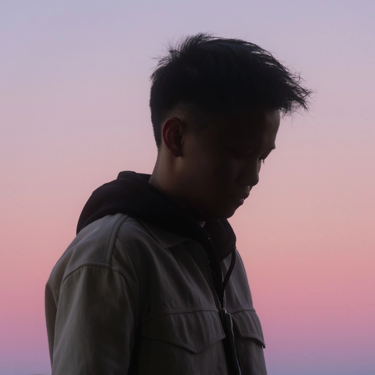 Silhouette at sunset